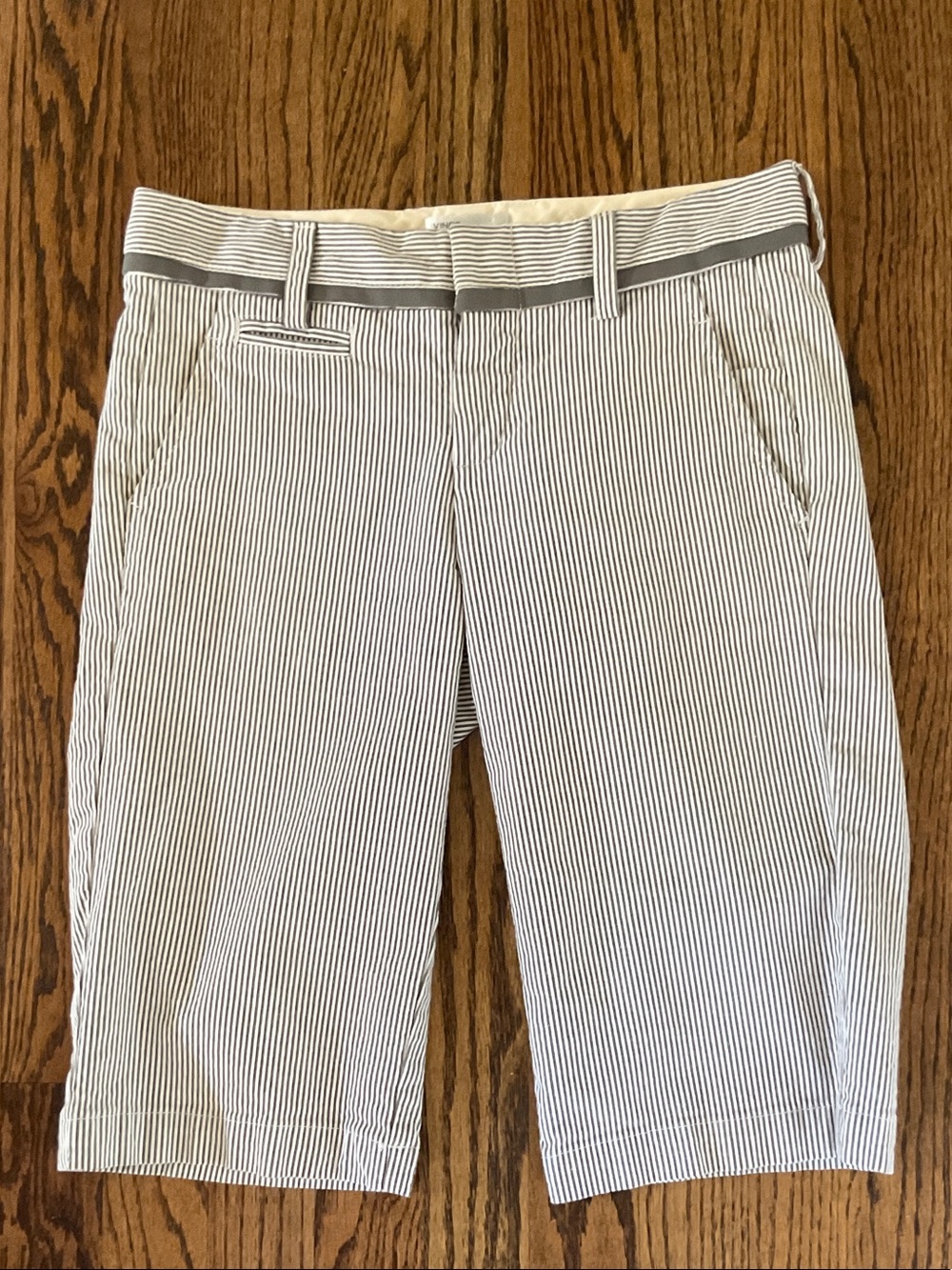 Vince Striped Bermuda Shorts
